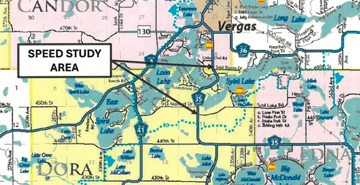 Sybil Lake residents ask for speed study on CSAH 35